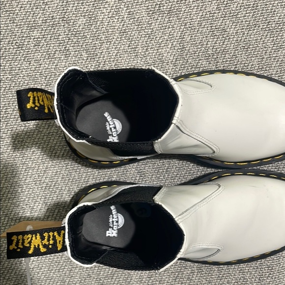 Dr. Martens White Chelsea Boots - Picture 16 of 16